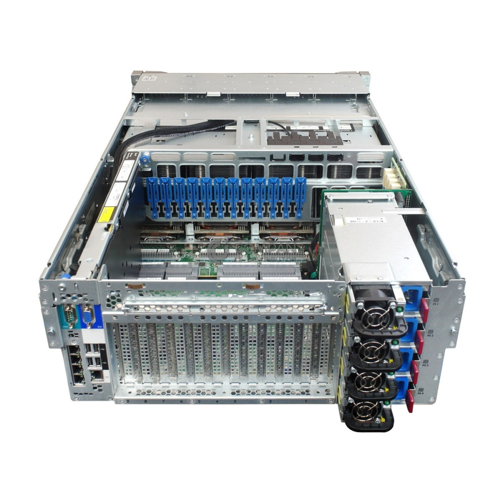 HP PROLIANT DL580 G9 5sff 4X INTEL XEON E7-8880 V3 @ 2.30GHZ(18-CORES) RAM 1TIB(32X 32GB DDR4 ) 5X 900GB(5X SAS )